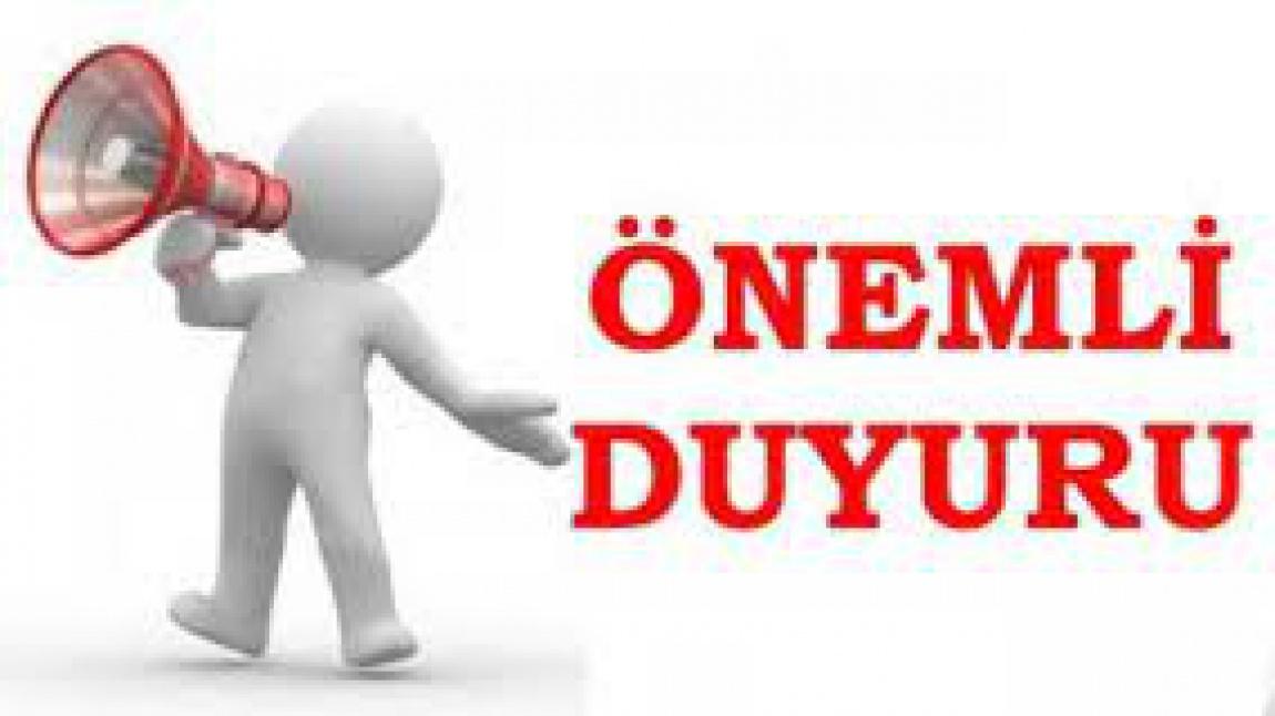 1-5 EYLÜL SEMİNER DÖNEMİ, ÇALIŞMA TAKVİMİ
